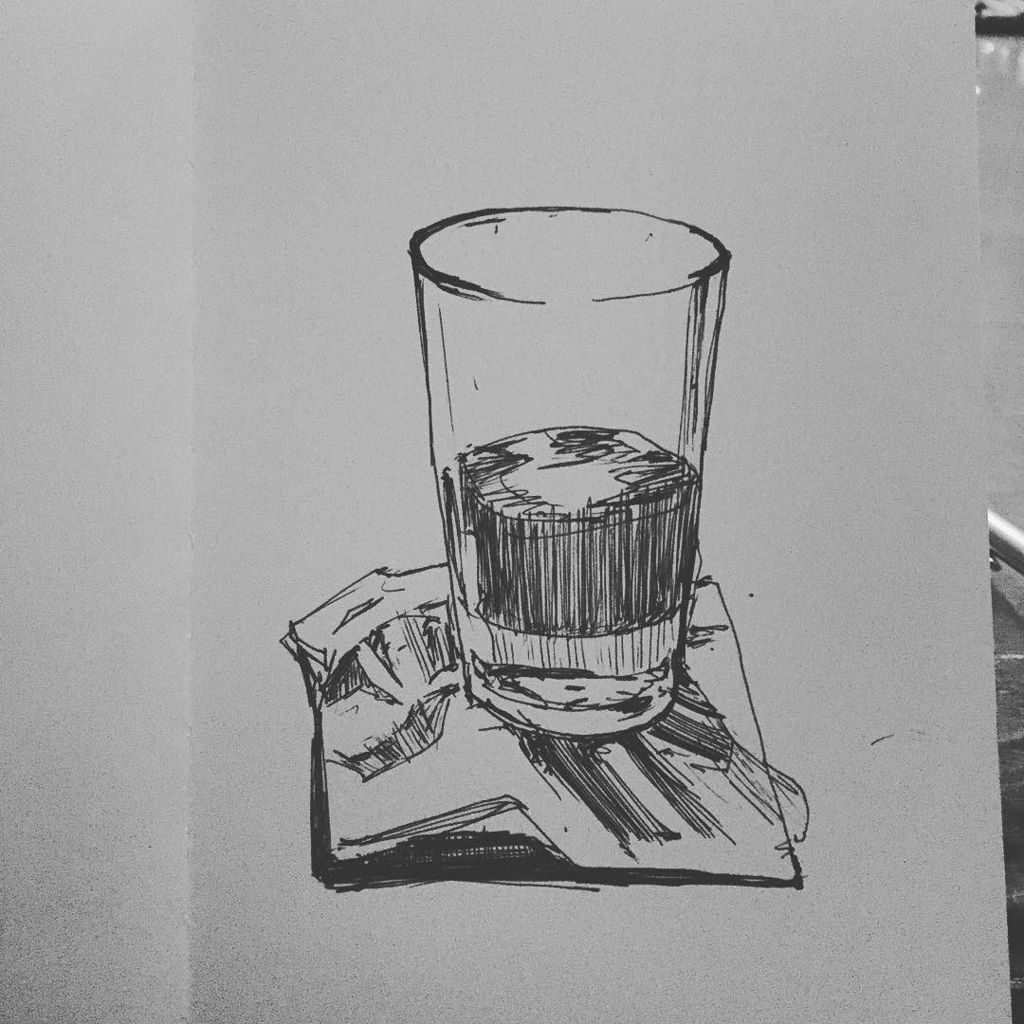 AaronJRiley's tweet photo. Getting lazier. #bardrawing #drawsomething #drawwhatyousee #sketch #drawing #pen #ink #skeโฆ https://t.co/OV3NGBoiNR https://t.co/27KV4yngRp