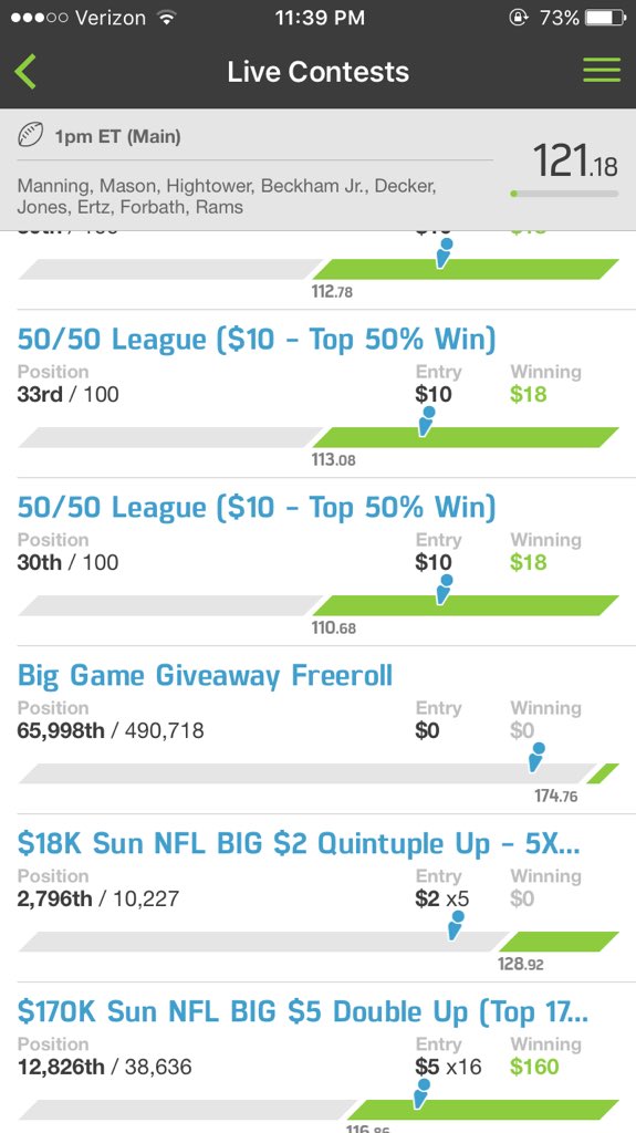 DFSFDLineups's tweet image. NFL cashed again this week been on fire these last couple of weeks 🔥🔥🔥💰💰💰