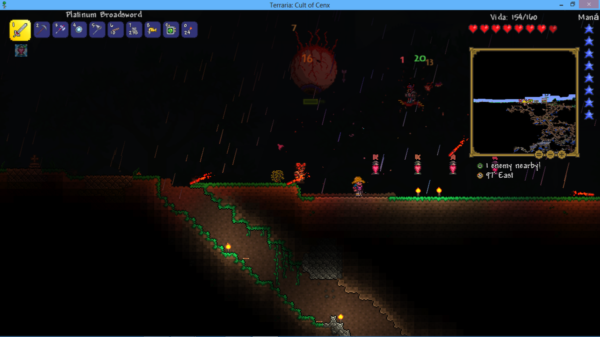 imegza's tweet photo. #TeamTerraria vs Cthulhu y sus fases @danielagzzda https://t.co/lAHhUiubxZ