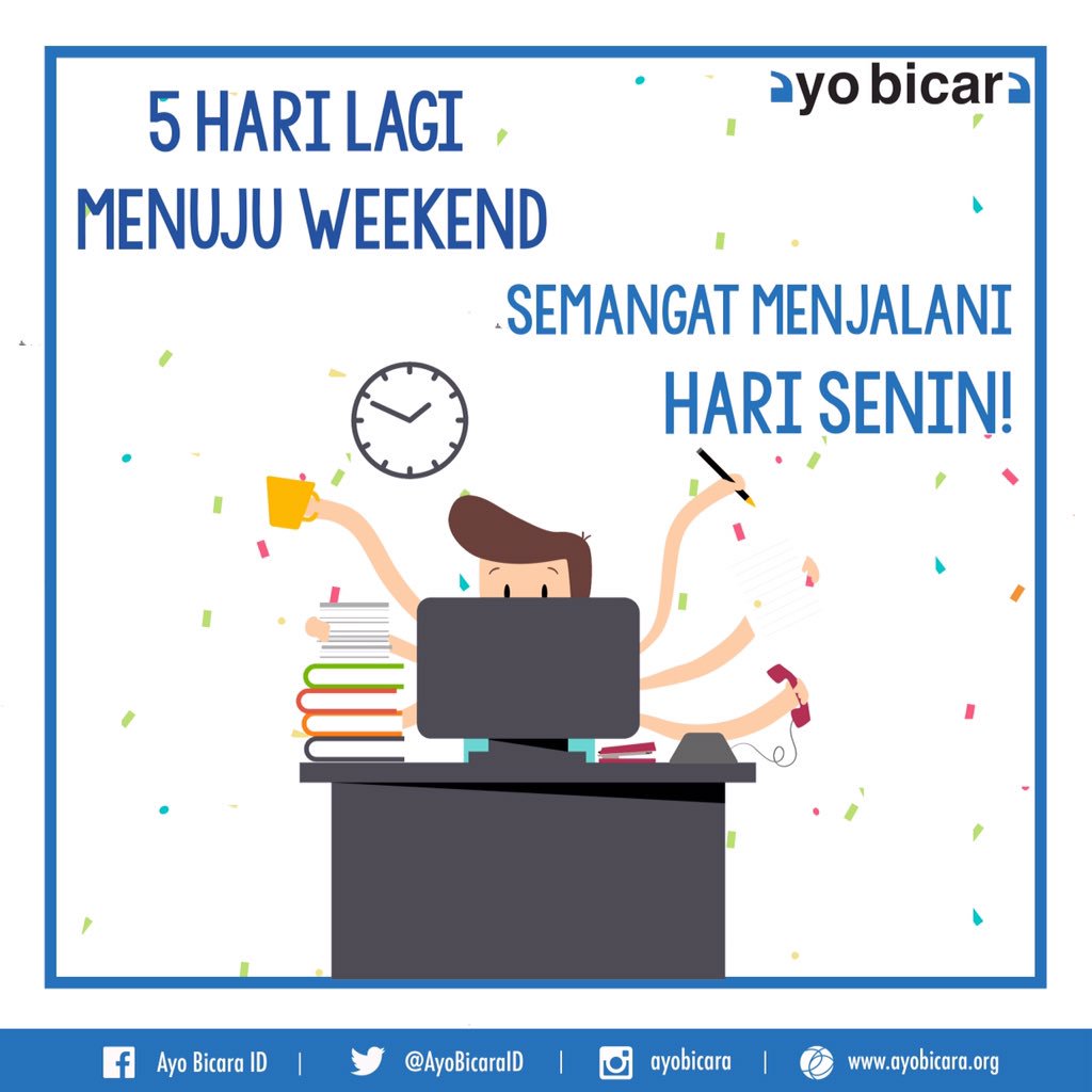 ayobicaraID's tweet photo. Selamat Hari Senin!

Salam, 
Ayo Bicara
#AyoLawanDepresi https://t.co/Mpsz4WNNMM