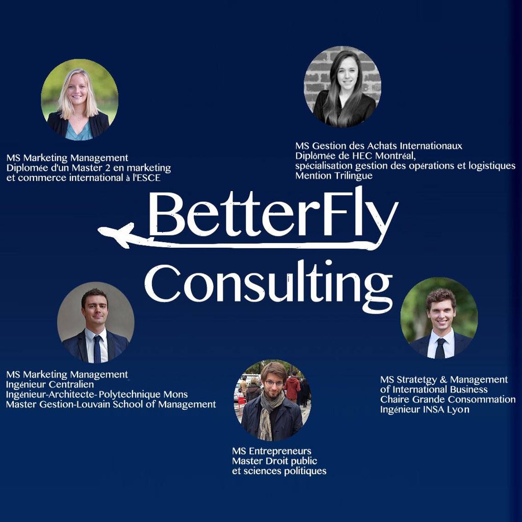 BetterFlyC's tweet photo. Toute l'équipe de #BetterFly unit ses forces pendant 5j pour conseiller @AirFranceFR lors de la #ESSECDWC Let'sGooo! https://t.co/BhpWCjqTdP