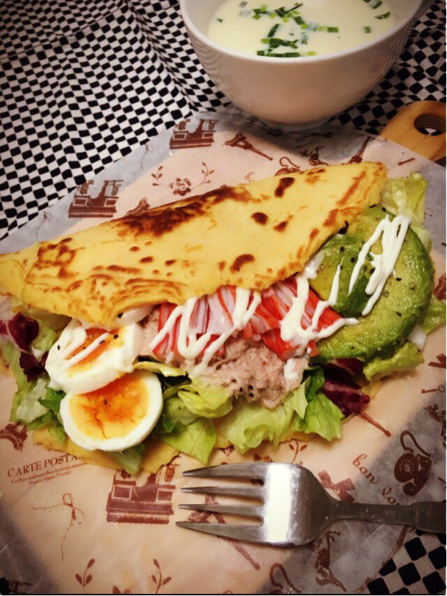 Uzivatel 千 産後ダイエット Na Twitteru 昼食 サラダクレープ 豆乳スープ 少し遅めのお昼 休日はおしゃれなもの食べようシリーズ 大豆粉で甘くないクレープ生地を作って ピタパン風に ダイエット垢 ダイエット仲間募集 糖質制限 T Co Initp8uxhb