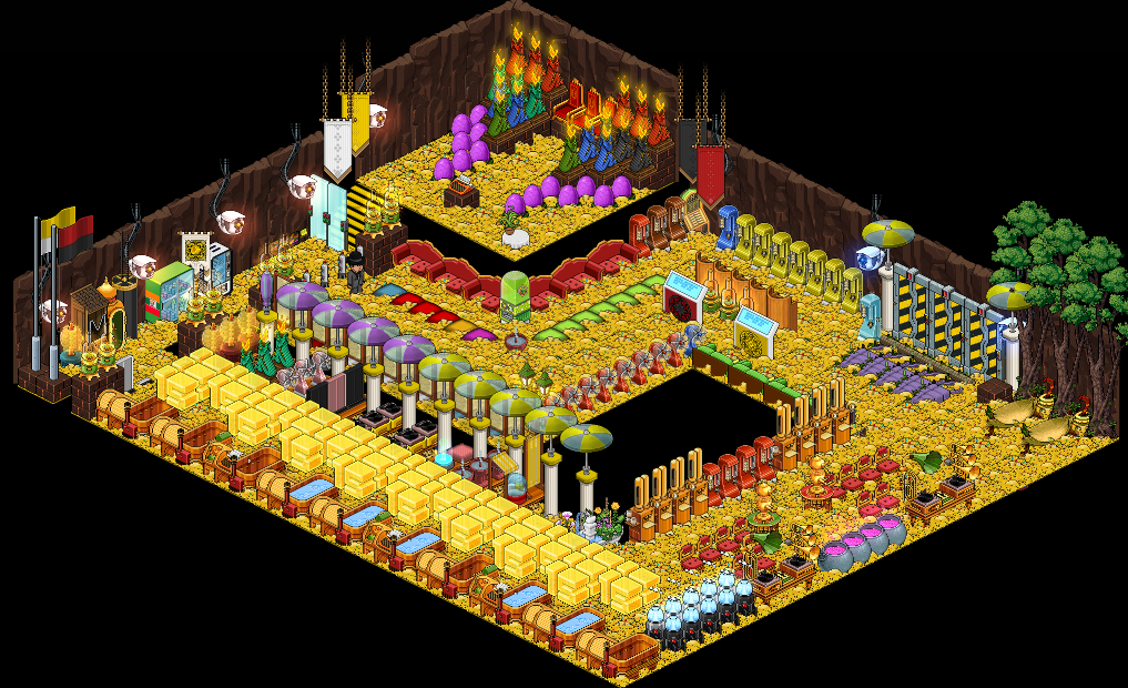 NAZTYJA01's tweet photo. My Fort Knox™. A treasure-trove full of #habbo old-school rares! https://t.co/abueyiVHpG @Habbo @DiscoverHabbo https://t.co/ghyZfXZ1m5