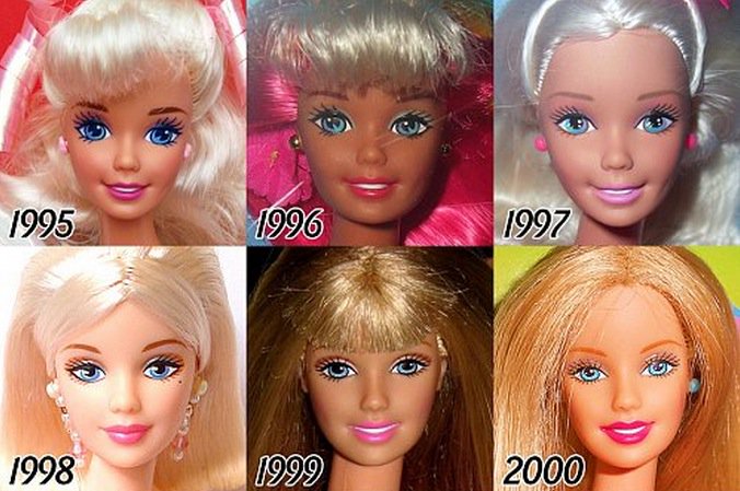CosmopolitanUK's tweet photo. We can't stop staring at Barbieโs amazing beauty evolution https://t.co/5gEP7H12vP https://t.co/iAwqmQpvbp