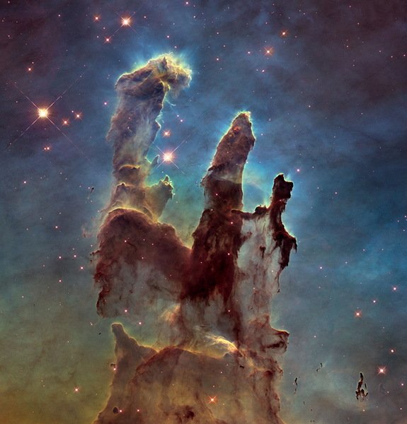 ninjaatom007's tweet image. We take a look back to January of 2015 when NASA's hubble got us up close and personal with the Pillars of Creation.