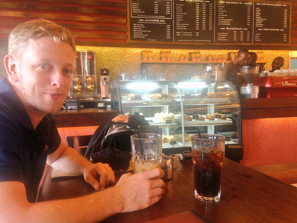 FoodeoIreland's tweet image. #icedcoffee weather @javahouseafrica #kampala #uganda #beantribe