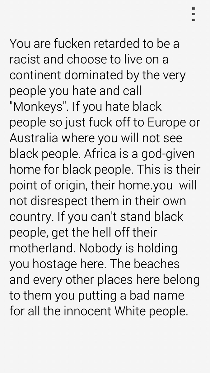 jaarsveld_C's tweet photo. #PennySparrow #PennySparrowMustFall This statement is spot on and couldn't agree more. https://t.co/OsCsVQNOAQ