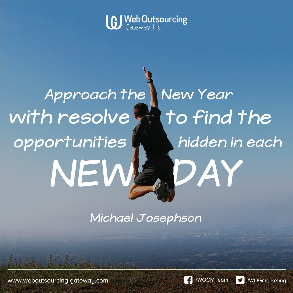 WOGmarketing's tweet photo. Cheers to a new year and a chance to make things better! #NewYear #Quote #Inspirational #WebServices #WebDesign https://t.co/3gTGPpd9aI