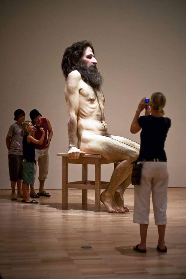 Sculture in resina di Ron Mueck