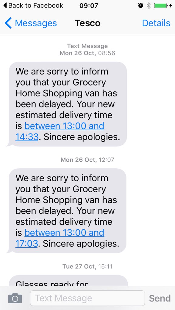LDN_MODELS's tweet photo. @Tesco do you ever deliver on time? Will I be compensated for late deliveries &amp; inconvenience? It's not just once! https://t.co/uzy8dMPSZN