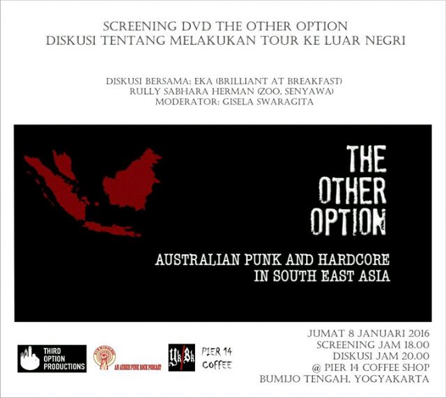 Tgl 8! Screening film &amp; diskusi bersama @rullyshabara @ekaoddlass moderator oleh @GiselaSwaragita di <a href="/pier14coffee/">pier14coffee</a>