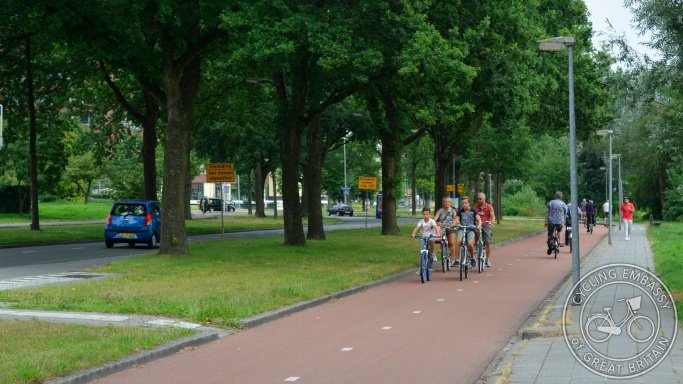 Eleven protected cycle tracks