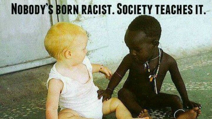 UlrichJvV's tweet photo. Racism is something you learn, not something you are born with. #PennySparrow https://t.co/aPbOQkT7z2