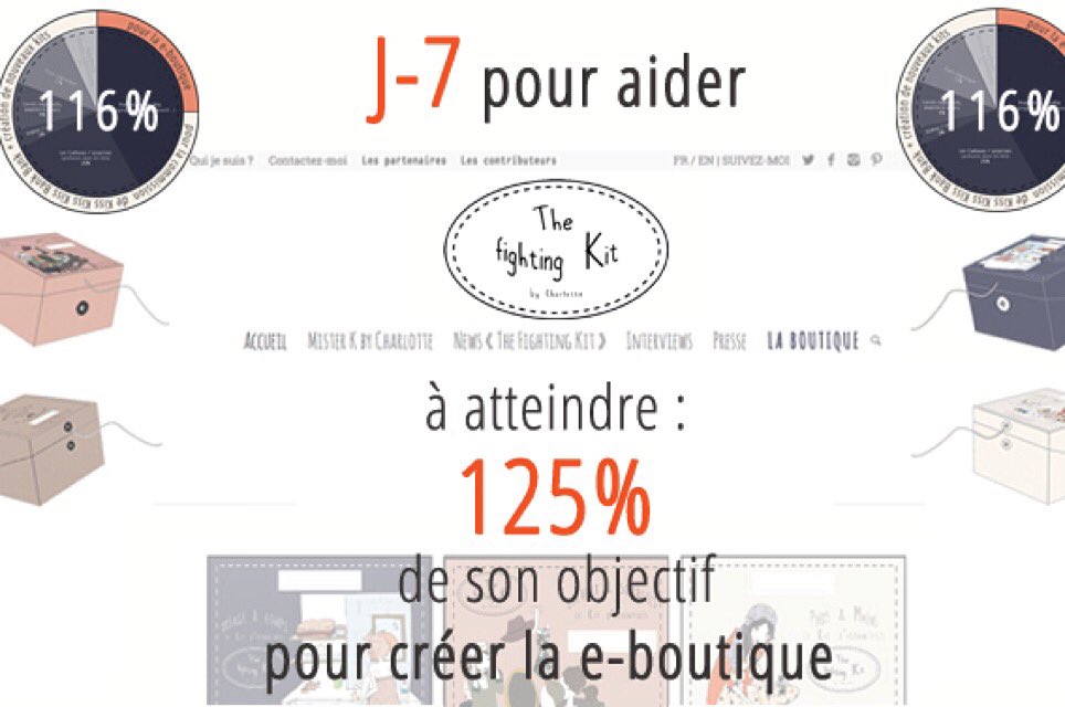 misterk_france's tweet photo. J-7 pour aider #thefightingkit #beautybox #cancer sur @Kissbankers : https://t.co/r2x1GnHRLz #crowdfunding https://t.co/akMzVUgQu2