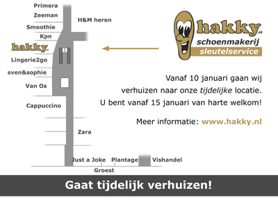 Hilvertshof's tweet photo. Schoenmakerij Hakky gaat vanaf 10 januari verhuizen naar een tijdelijke locatie. Meer info: https://t.co/XNfwqFjhcx https://t.co/HAJnfg8JyQ