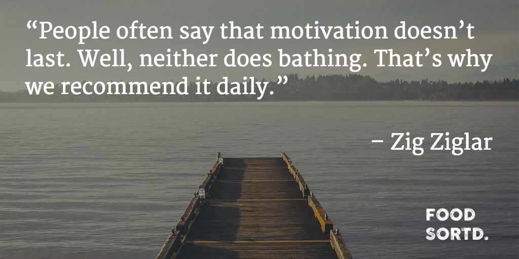 FoodSortd's tweet image. It's the first Monday #backtowork #mondaymotivation has never been so essential...