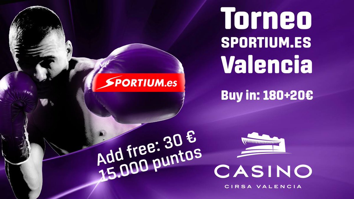 PokerCasinoVlc's tweet image. Ademas de torneos nuevos, el 2016 nos trae #ADDFREE 30€ 15000ptos en el torneo @sportium de esta semana.