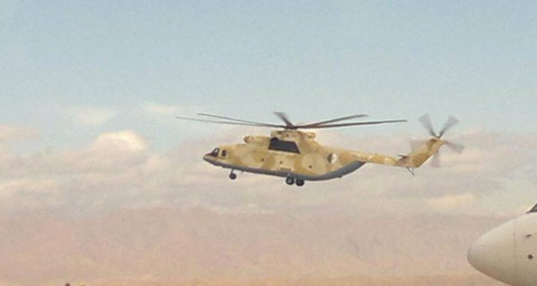 روسيا تسلم الجزائر 14 مروحيه MIL MI-26T2  ثقيله خلال عامين  CX3uxjrWAAA9J-G