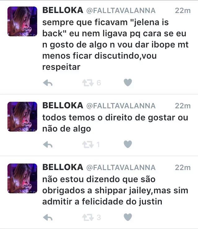 BeLLiEeCtiOnEer's tweet image. @FALLTAVALANNA ela ja disse tudo 
N preciso falar mais nd  #JelenaTapeteDoJailey