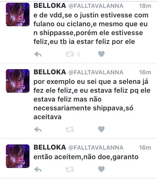 BeLLiEeCtiOnEer's tweet image. @FALLTAVALANNA ela ja disse tudo 
N preciso falar mais nd  #JelenaTapeteDoJailey