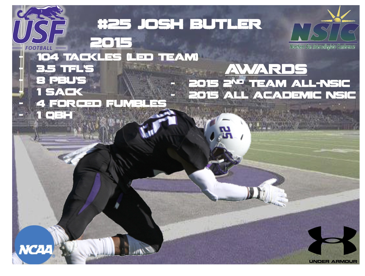 USFCougarsFB's tweet photo. Here are a few more of our standout DB's from the 2015 season! @jbut5 @MattYoung_7 @USF_Athletics #212D https://t.co/PLlYCa71Mb