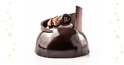Le Jorge Amado ou la #passion du #chocolat. Mousse au chocolat noir, mousseux #vanille, croustillant #praliné