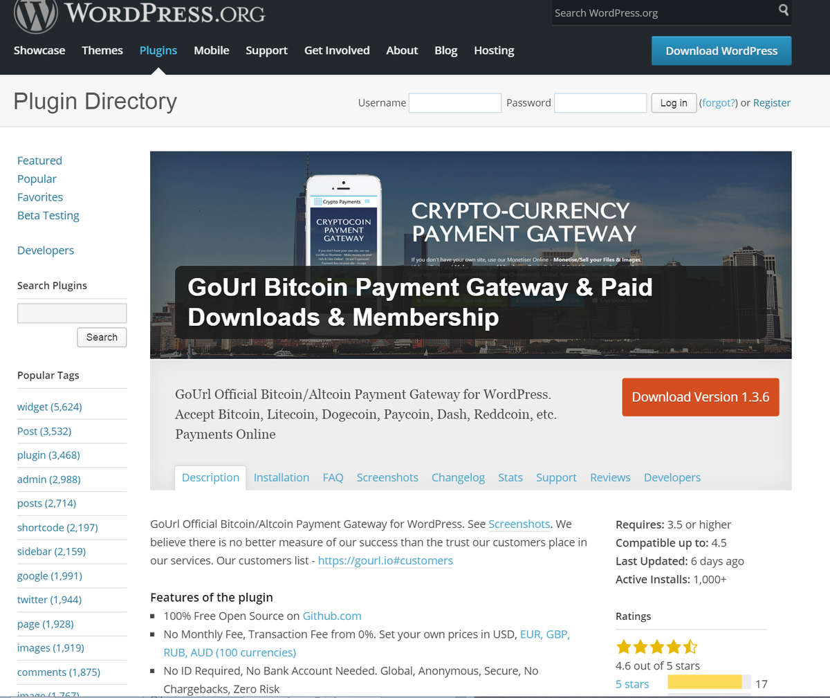 CryptocoinAPI's tweet image. Best #Wordpress #Bitcoin Payment Gateway plugin. Accept #BTC #LTC payments in #WP online - wordpress.org/plugins/gourl-…