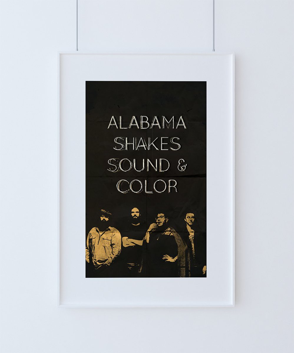 welovecmyk's tweet photo. #homedecor #print #music #alabamashakes #britneyhoward #bandposter #soundandcolor https://t.co/4JvCVMd4b7 https://t.co/RE9uMCz61r