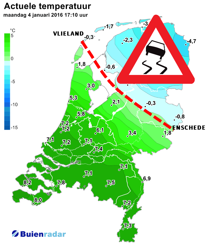 RWSverkeersinfo's tweet photo. Vooral noord van rode lijn IJZEL. We sluiten ons aan bij @Rijkswaterstaat: NIET de weg op tenzij écht noodzakelijk. https://t.co/2eUNjyXgy5