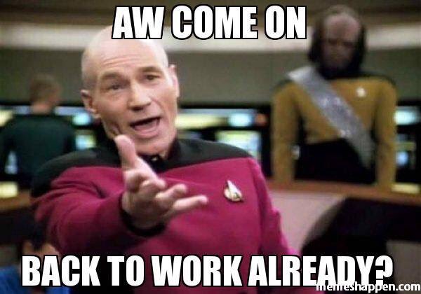 the_edge's tweet photo. #FredandMel: Who is excited about getting back to the grind? https://t.co/w9YfvScROu