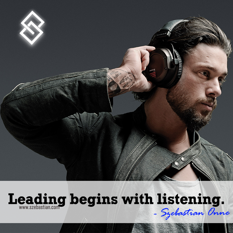 SzebastianOnne's tweet photo. To be a leader, you need to listen because you are the torchbearer of the journey. 
#SOCEL #Leadership #SOKickAss https://t.co/RGKXTLCmgL