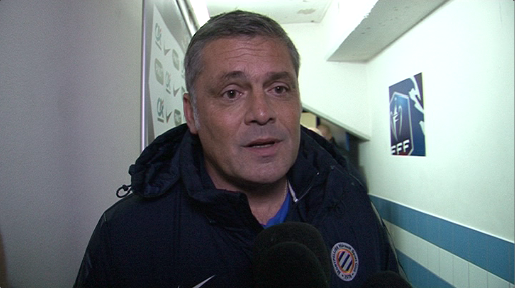 MontpellierHSC's tweet photo. [Vidéo] Bruno Martini : « Nous essayons de travailler dans la continuité » #RCECMHSC #MHSC https://t.co/CGVVqPmK5r https://t.co/j2Uowb3HVe