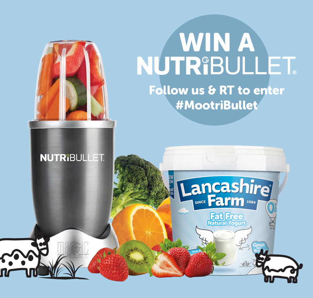 LancashireFarm's tweet photo. We're giving away a Nutribullet, or #Mootribullet on the 28th. Usual drill: Follow and RT for the chance to win! https://t.co/MtJaBi6CbQ