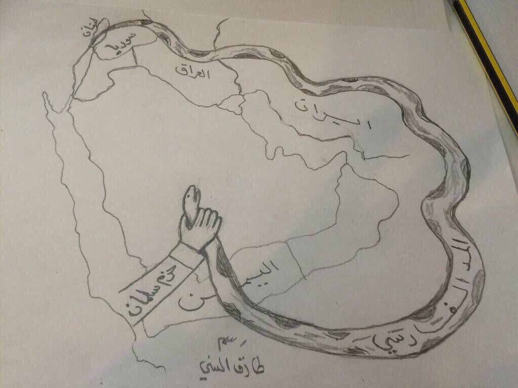 hamdanalmutairi's tweet photo. بختصار
الملك / #سلمان_الحزم 
علم إيران حجمها الطبيعي ..
#اطردوا_سفراء_ايران_من_الخليج https://t.co/7CYduEDP3r