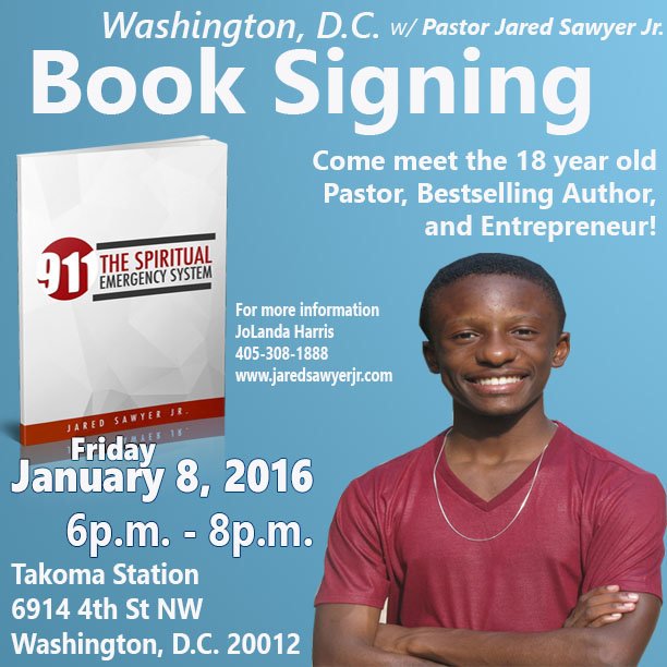 @MaggieFOX5DC <a href="/JaredSawyerJr/">Jared Sawyer Jr.</a> is coming to DC this weekend!