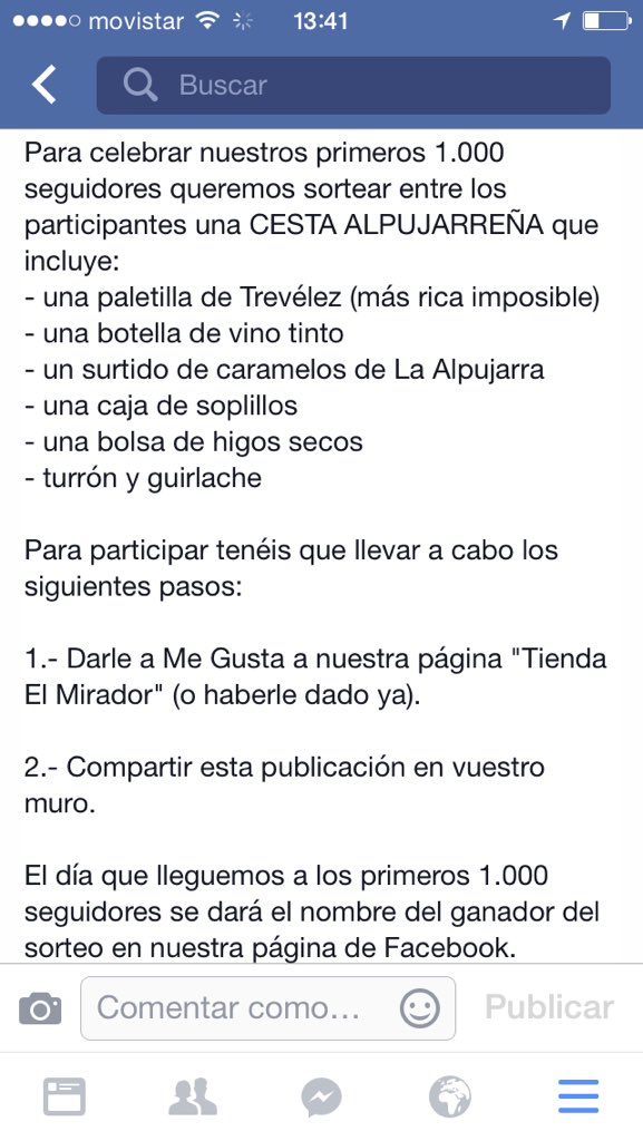 tiendaelmirador's tweet photo. ¡¡Te invito a participar en un SORTEO!! 🎁 visita nuestro Facebook Tienda El Mirador y esta gran cesta puede ser tuya https://t.co/yDGVkWu6l3
