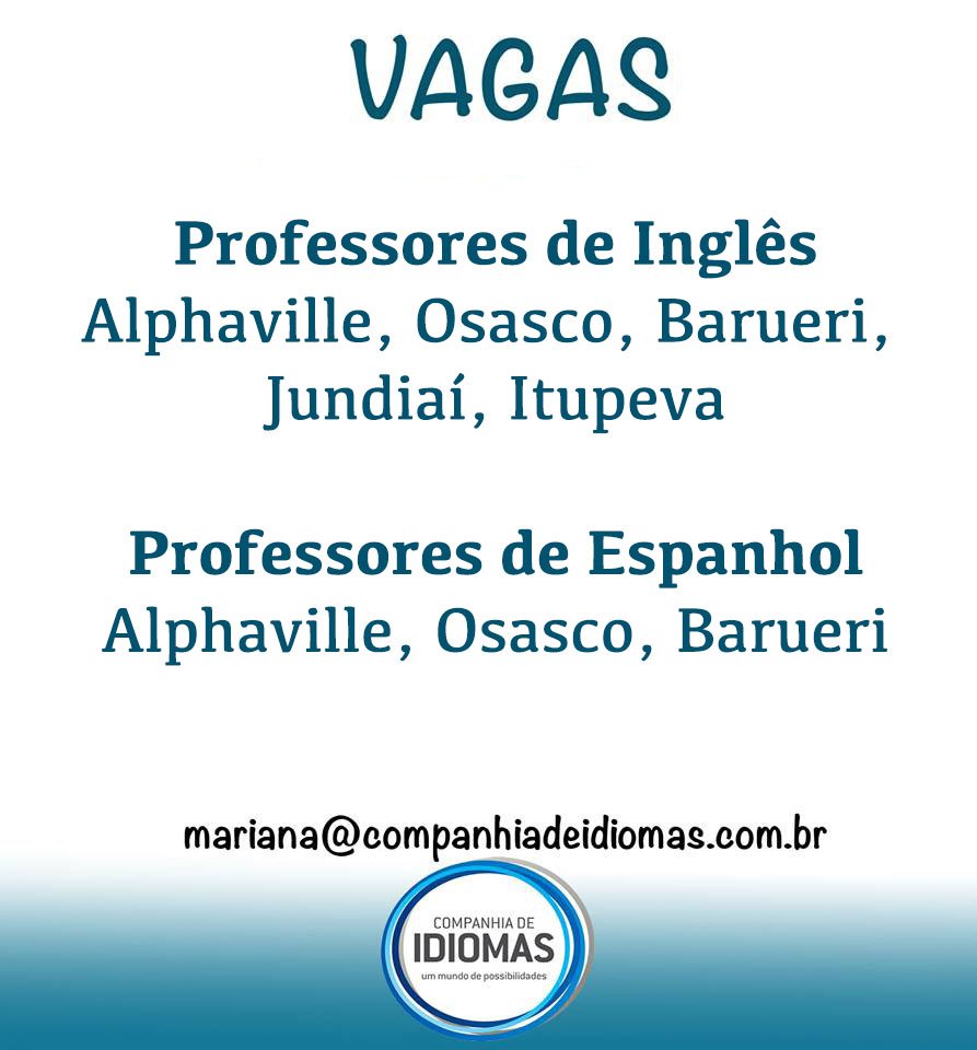 CIdiomas's tweet image. Mais um ano começa! Indique professores para que se inscrevam no hubs.ly/H01D-3f0 ainda hoje. #ProfCerto