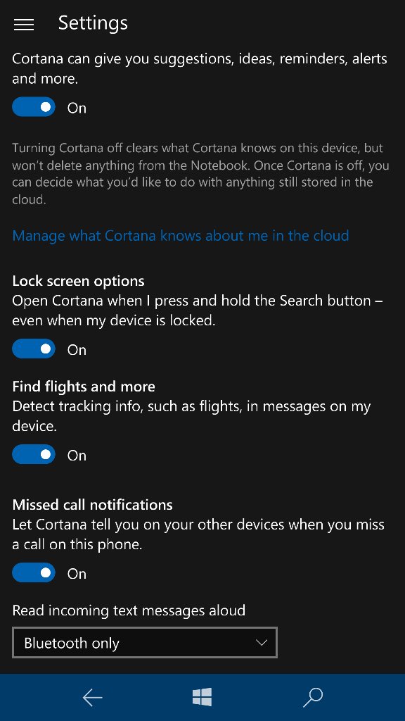 jarchowc's tweet image. @LumiaHelp Screenshots of my settings, may help you understand my situation.