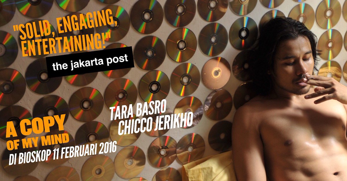 jokoanwar's tweet photo. Chicco Jerikho raih predikat Aktor Terbaik Pilihan Majalah Tempo untuk film A Copy of My Mind. Di bioskop 11 Feb. https://t.co/sjrDO7eGY1