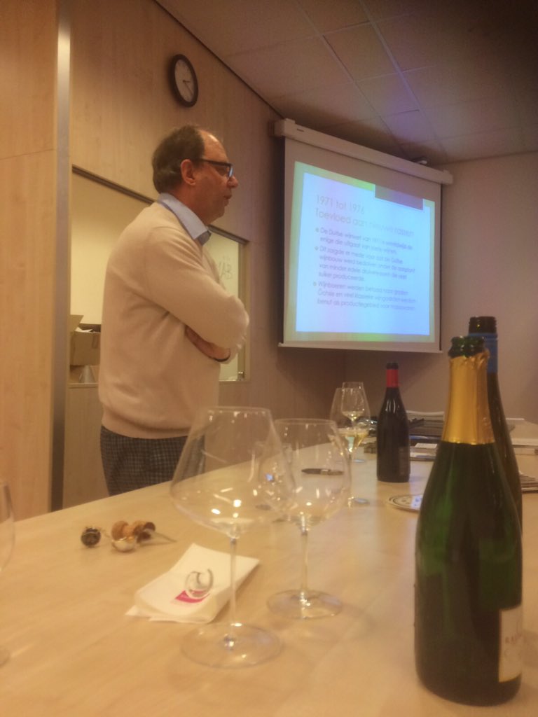 Workshop van Albert de Jong voor HVP L.L. Sekt, riesling, spatburgunder en vele andere wijnrassen bij Zadkine Horeca
