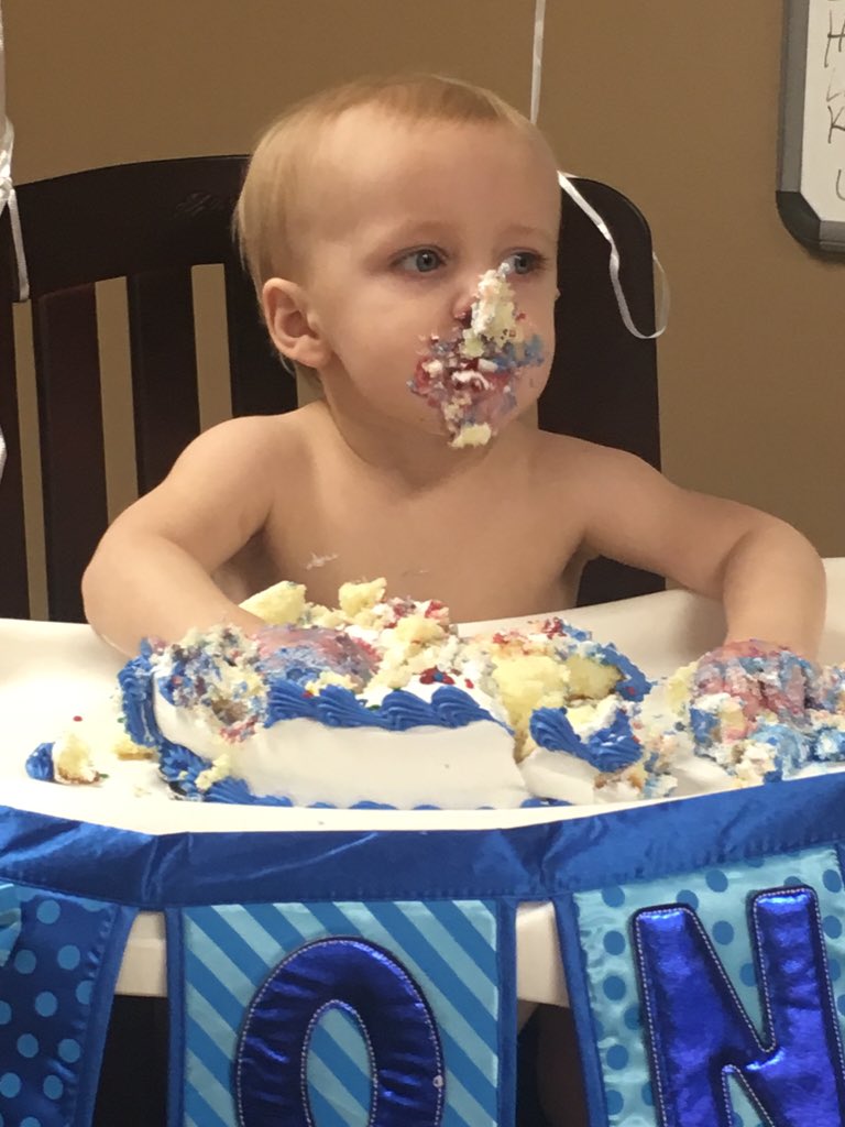 carlabrownTHD's tweet photo. My grandson turns 1 today, hard to believe a year has gone by. I love him so much. Happy Birthday #ryleebunch https://t.co/zPsiNP06zv