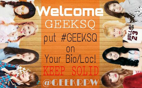 the50bucks's tweet photo. [V] @riirebel WELCOME GEEKSQ! PUT #GEEKSQ ON UR BIO/LOC! KEEP SOLID https://t.co/SdQQwzcrSq