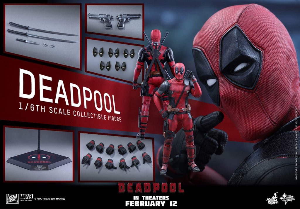 IReadComicBooks's tweet image. Check out Hot Toys' amazing 1/6th scale #Deadpool collectible figure. @robertliefeld