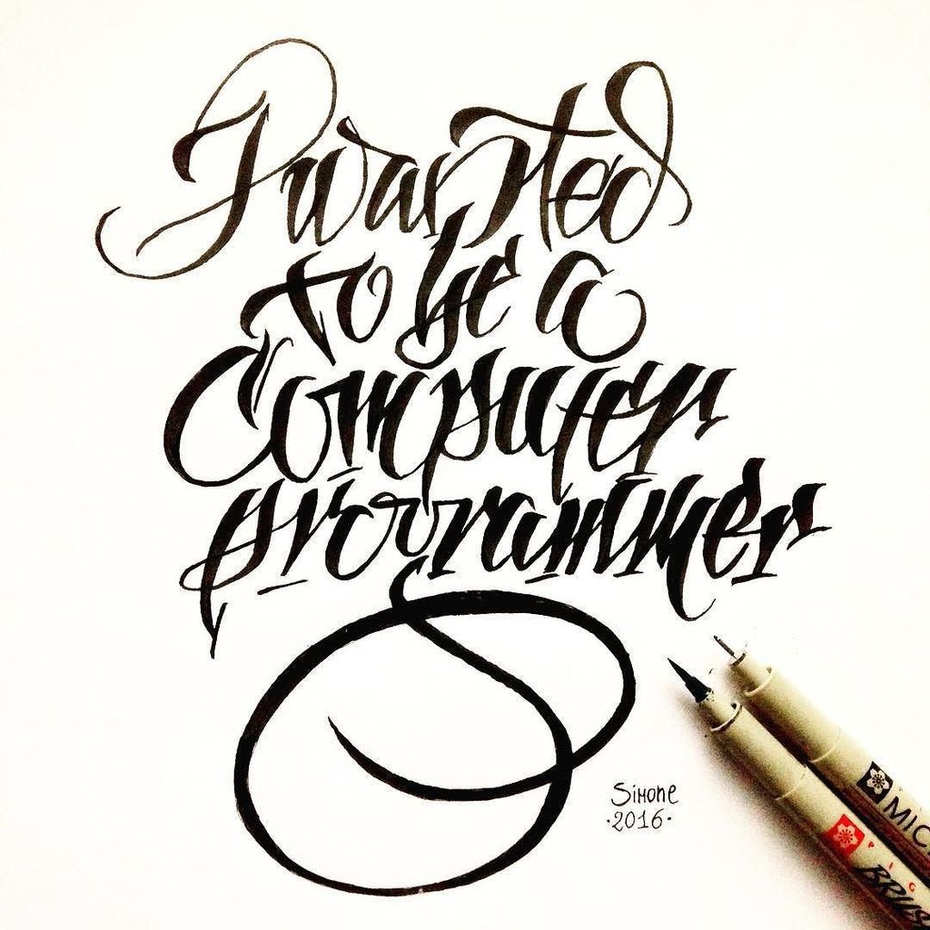 Druthersco's tweet photo. By simoneallegra83 Learning from the best one // @lucabarcellona
#lettering #brushpen #empower #practice #brushlet… https://t.co/fXAtJQ2BH9
