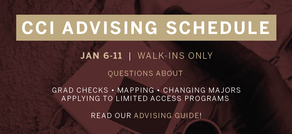 FSUCCI's tweet photo. Need to visit an advisor? Check the CCI advising schedule  #SpringforFSU https://t.co/OlacOSxq4W https://t.co/wxRTdKmGiC