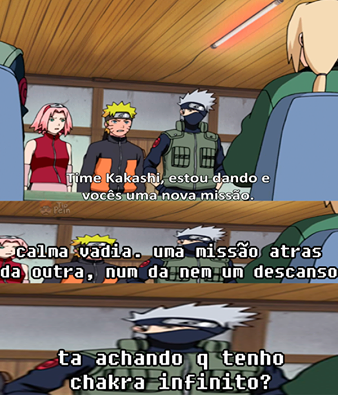 Então você é o Kakashi Senpai Sem pai, sem mãe; sem chakra Sem,porra  nenhuma) - iFunny Brazil