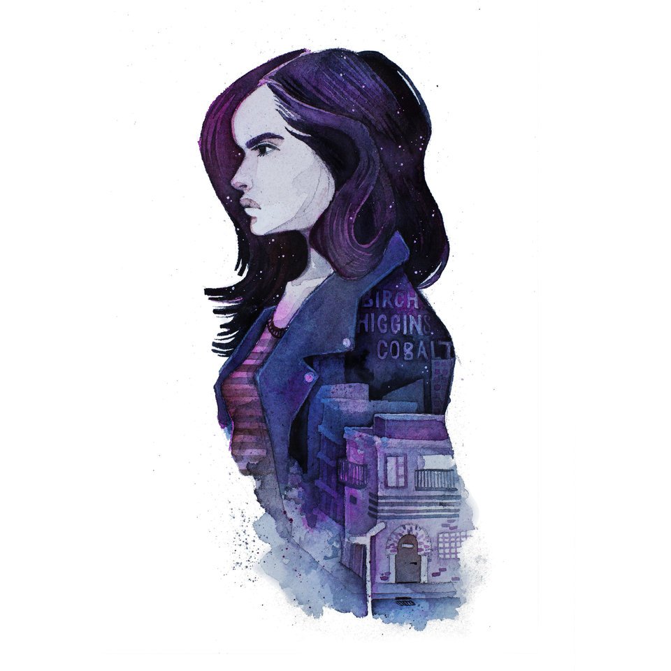 HuffPostArts's tweet photo. Illustrator captures what fuels our “Jessica Jones” addiction https://t.co/HvDeghxyPJ https://t.co/FjdMkXgN1K