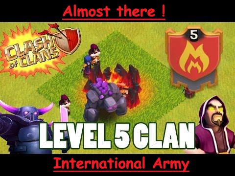 IAGTwit's tweet photo. After weeks of doing non stop clan wars, if all goes well, next wednesday we are clan level 5 ! https://t.co/wlqVuOsK4E