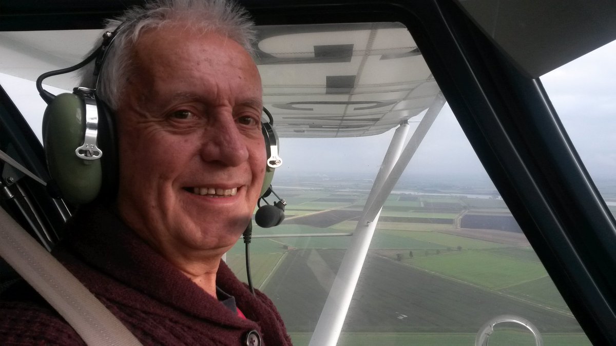 Mick M. enjoying a flight today.