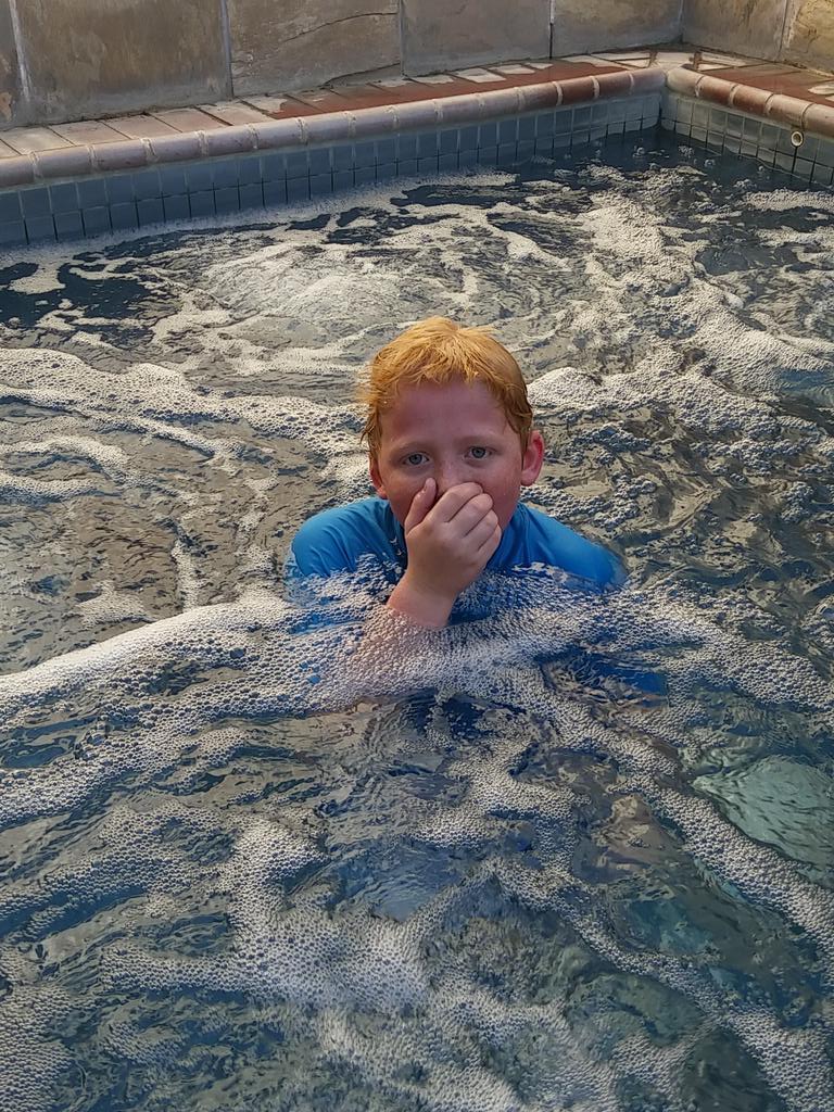 traciew43's tweet image. Pool time... Well hot tub